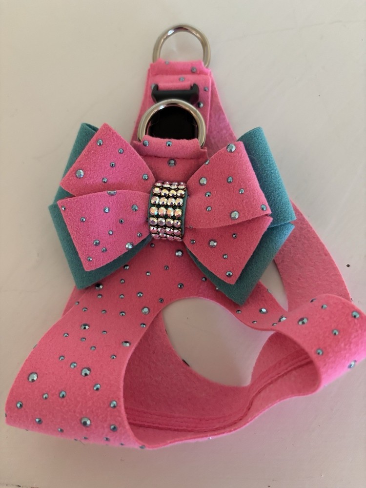(4) Susan Lanci CUSTOM Step-in Harnesses. (Only Animal Print Available)