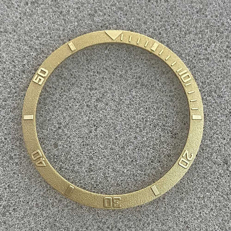 Engraved Steel Watch Bezel Outer Diameter 36.5MM Watch Insert Ring for Watch