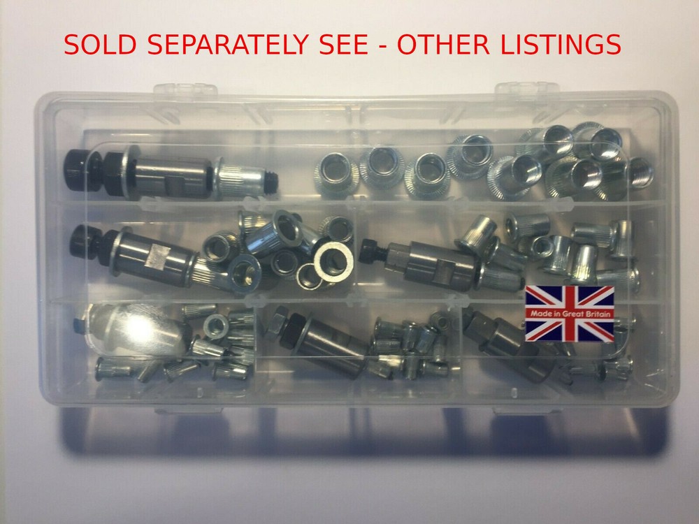 M3 .. M10  Heavy Duty High Tensile Rivnut Insert Setting Tool Nutsert Kit  000UK
