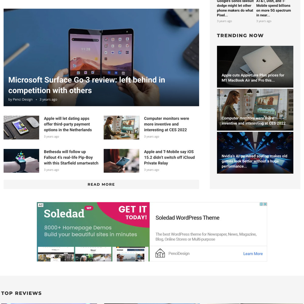 Modern Tech Website Design with Free VPS Web Hosting and Installation
