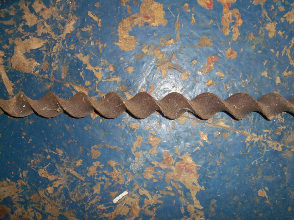 Vintage Mining Auger, Original, 62" in Length