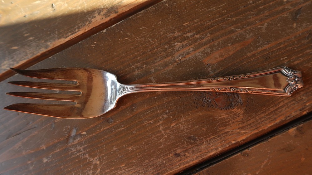 Antique Silverplate Cold Meat Fork by CSP C S P