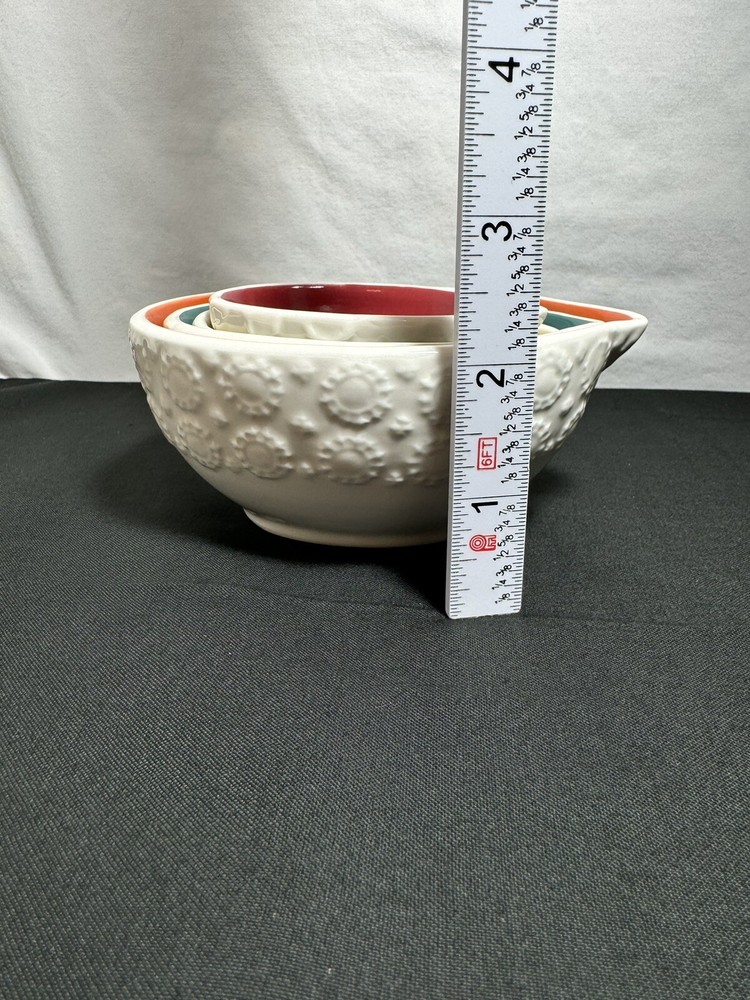 Threshold 4 Nesting Measuring Cups With Pour Spout Stoneware