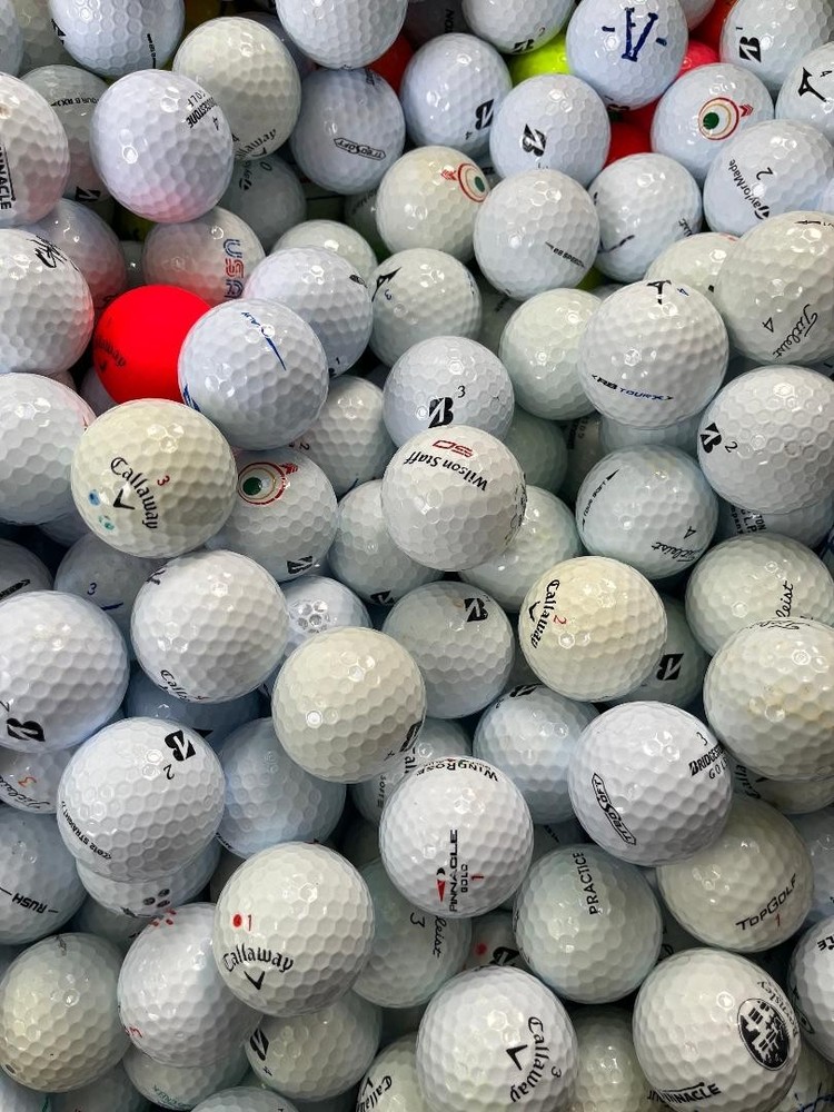 100 Assorted Practice Mix Used Golf Balls