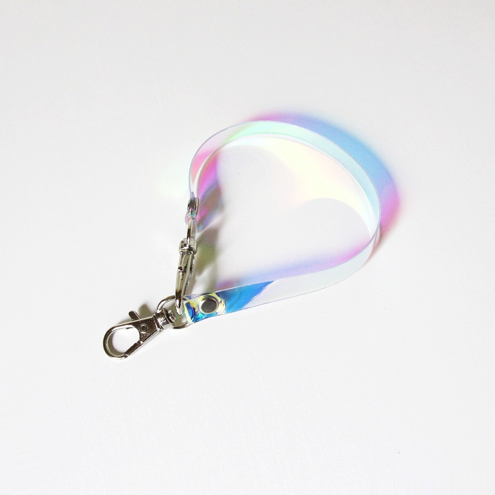 Aurora Double Lobster Clasp Strap (Waterproof PVC Rainbow)