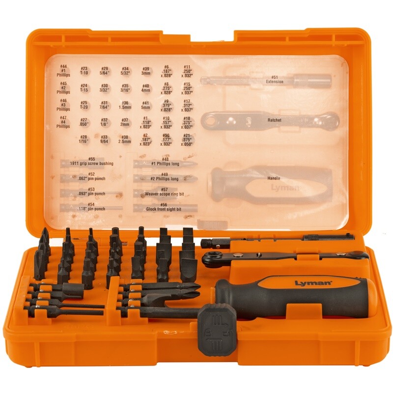 Lyman Master Gunsmith Tool Kit 45 Piece Set  7991360