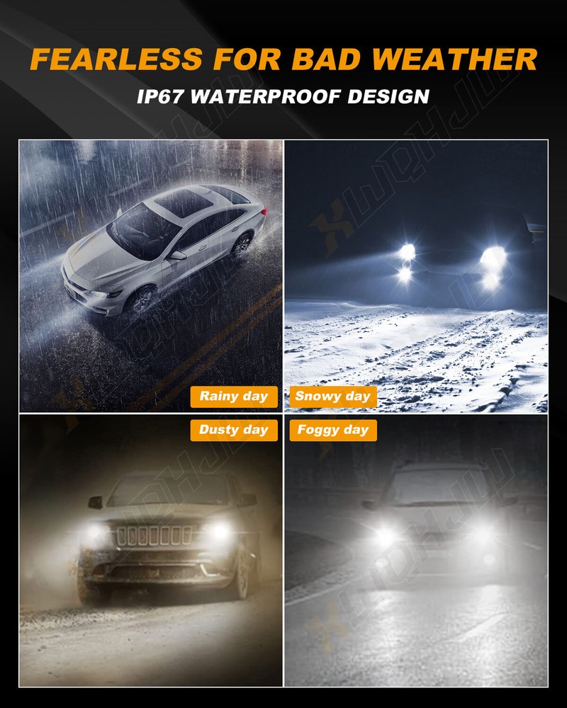 2X D2S D2R LED Headlight Bulb Replace HID Xenon Super White 6000K Conversion Kit