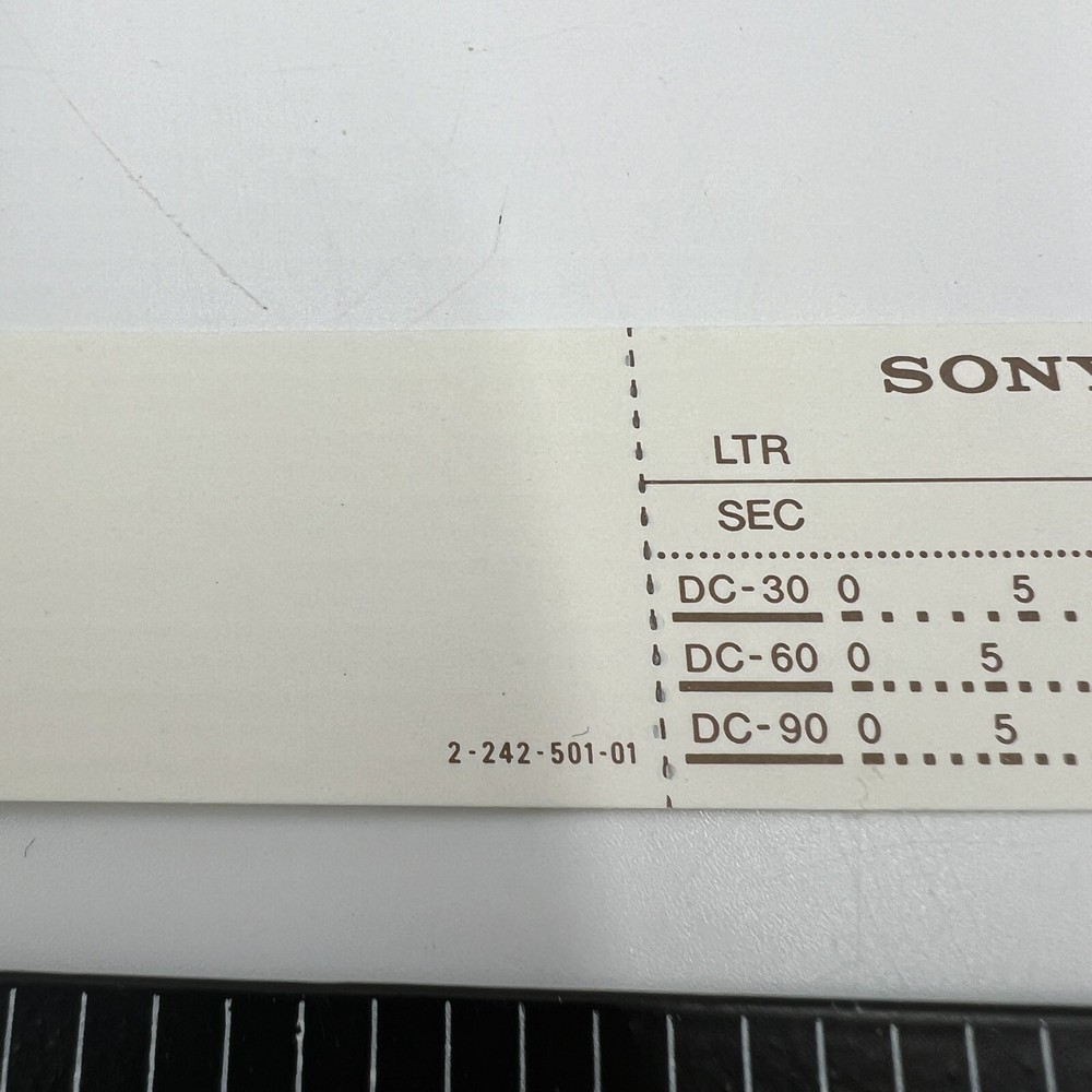 SONY IP-5 Secutive Dictating Machine Paper Index Slips