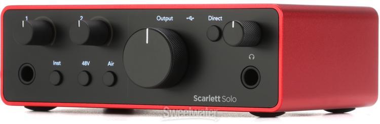 Focusrite Scarlett Solo 4th Gen USB Audio Interface