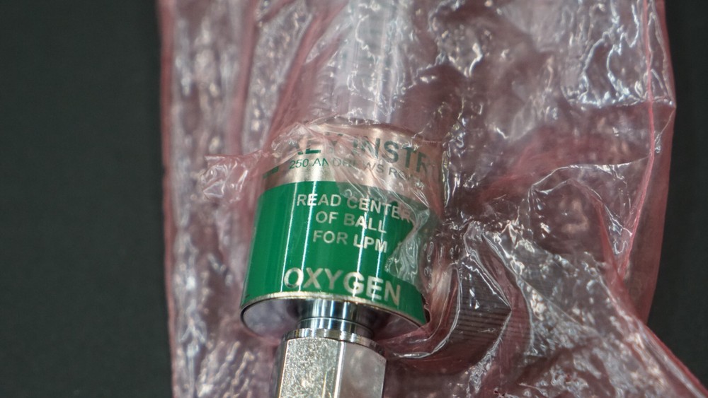 Key Instruments Oxygen Flow Meter 0-15 LPM, 100 PSIG