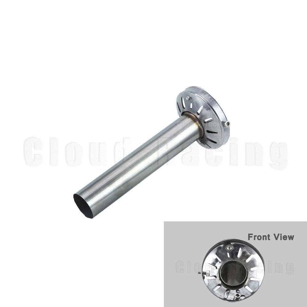 Universal Adjustable Stainless Silencer For 4" Muffler Insert Tip Quiet