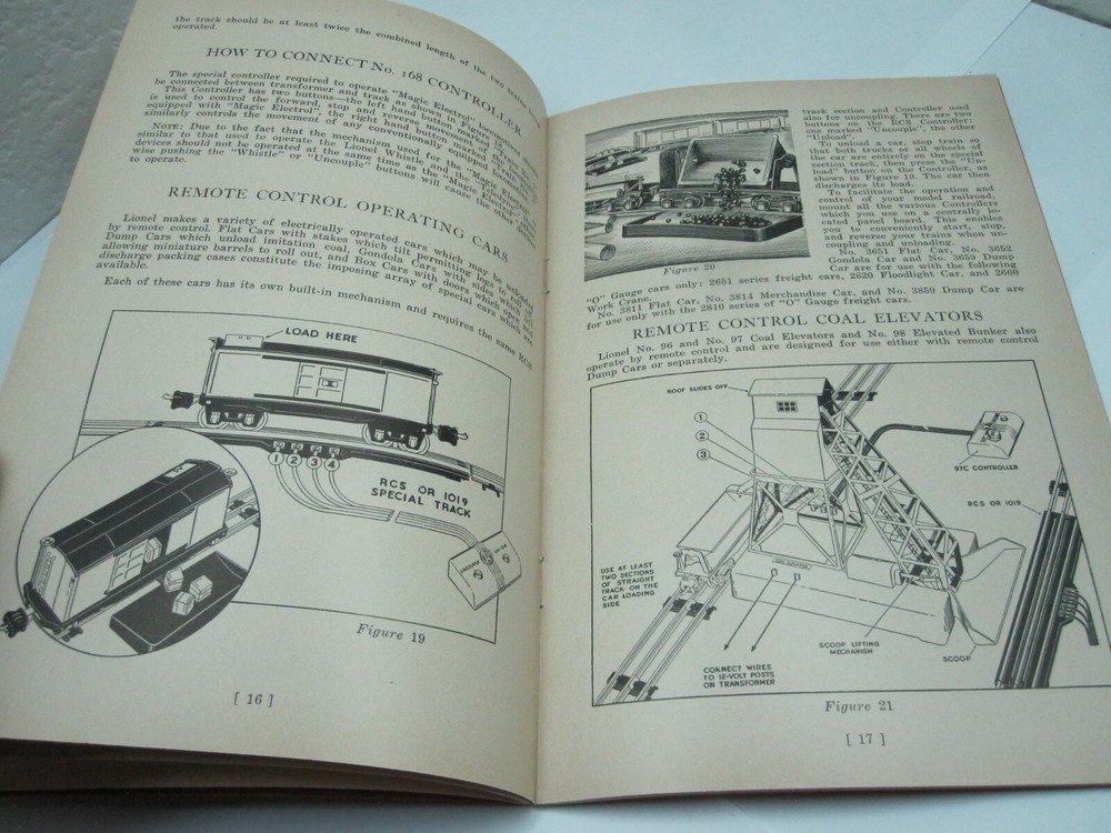 1942 INSTRUCTIONS FOR ASSEMBLING & OPERATING LIONEL TRAINS