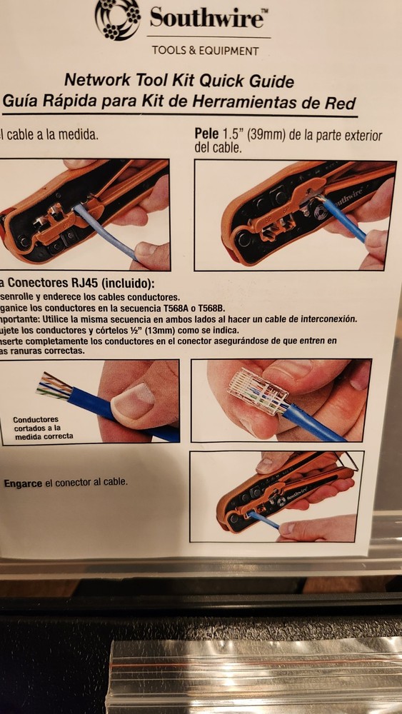 Network Tool Kit for Data Cable Terminating KIT-TP1 Southwire