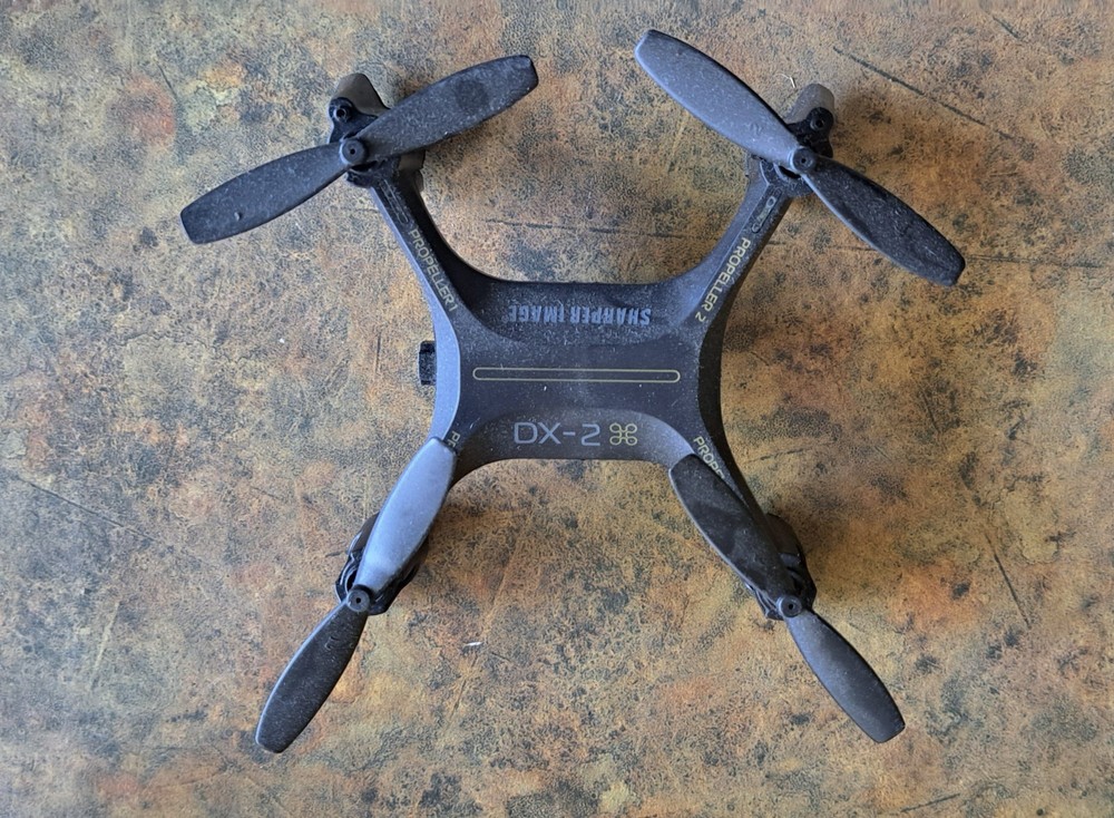 DX-5 VIDEO SHARPER IMAGE DRONE. Untested. As Is