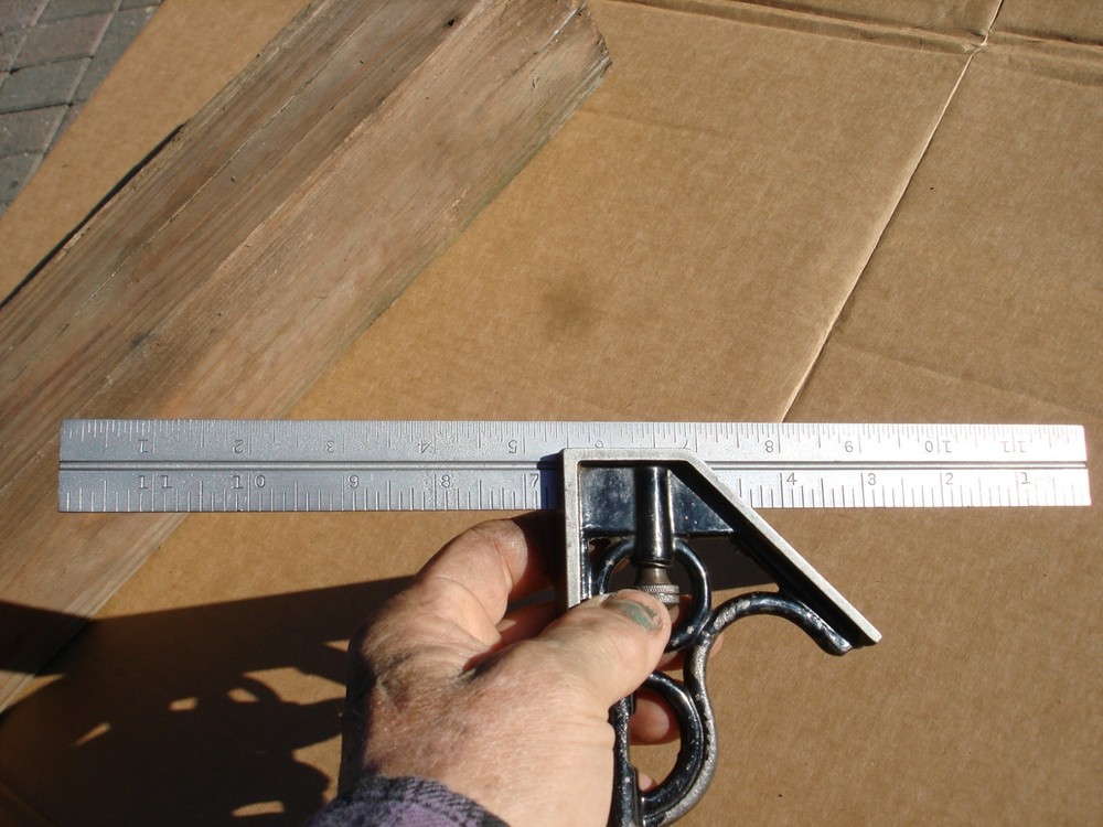 Vintage WORTH * 12" Combination Square