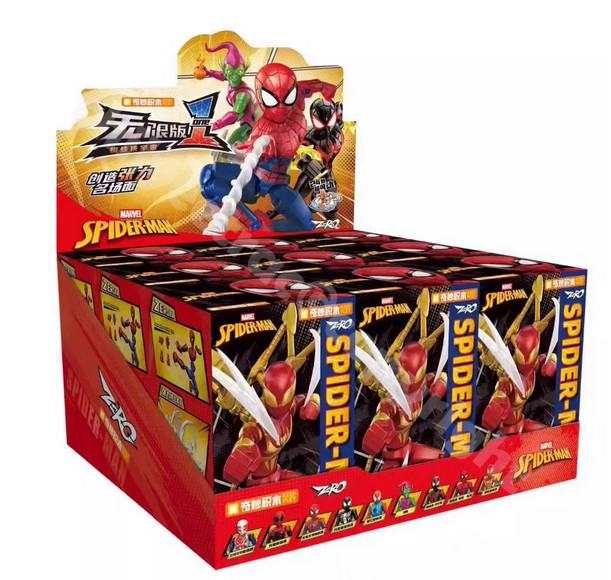 Keeppley Marvel Zero 01 Spider-man Blindboxes Assembly Model Figure