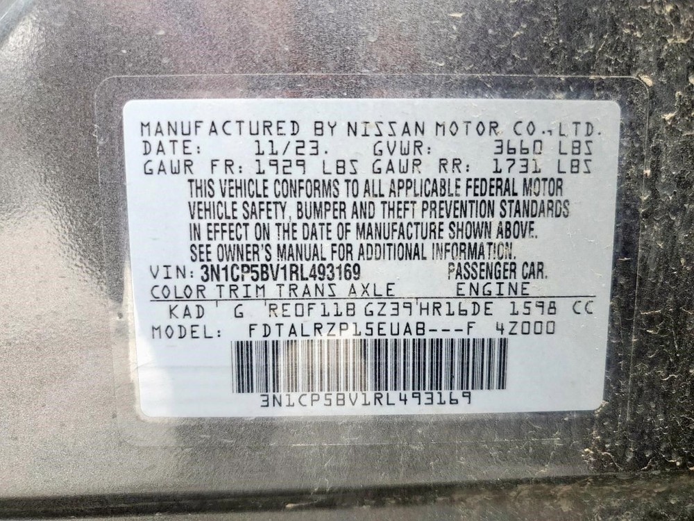 Camera/Projector Camera Front Windshield Mounted Fits 23 KICKS 355114