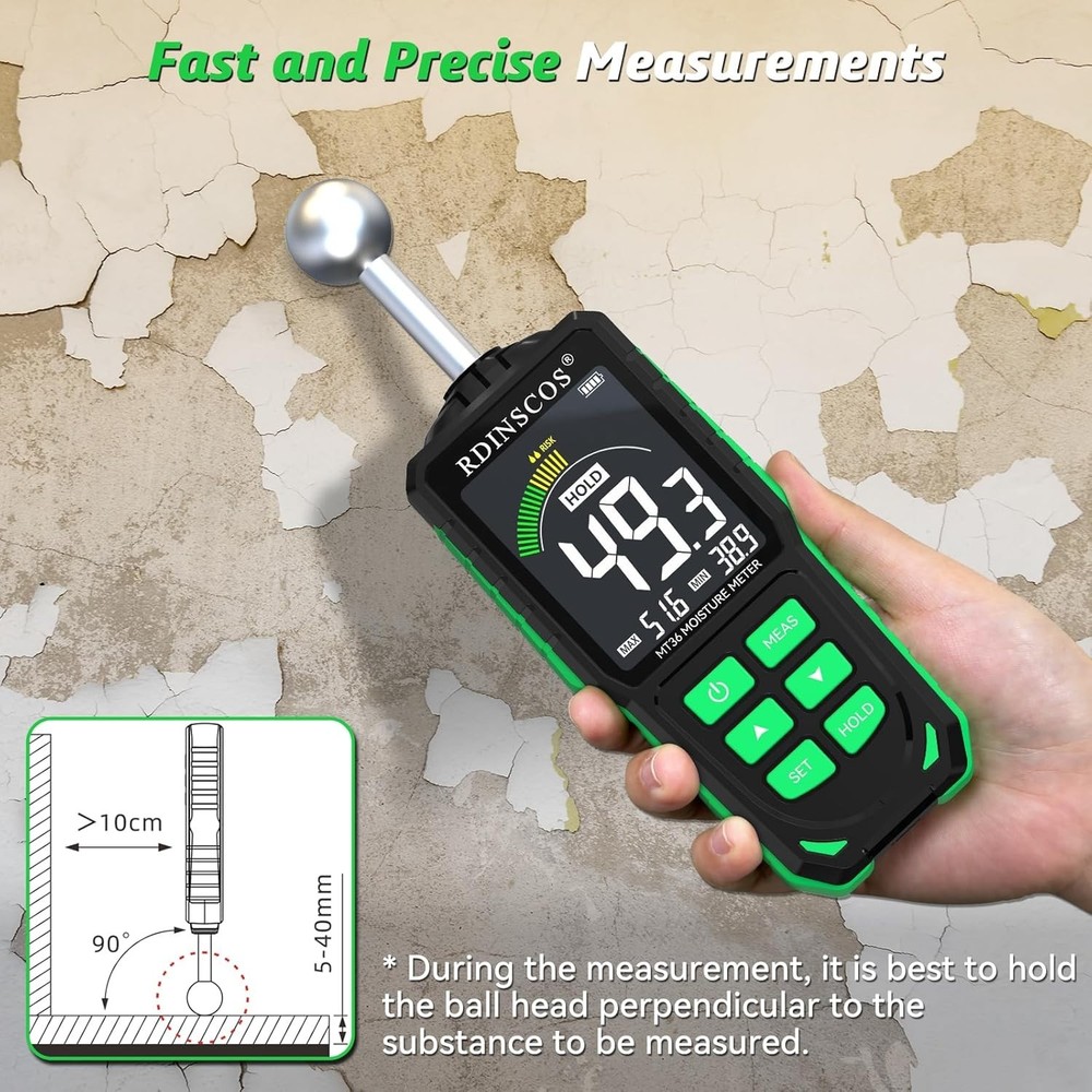 Accurate Moisture Detector for Renovation Projects