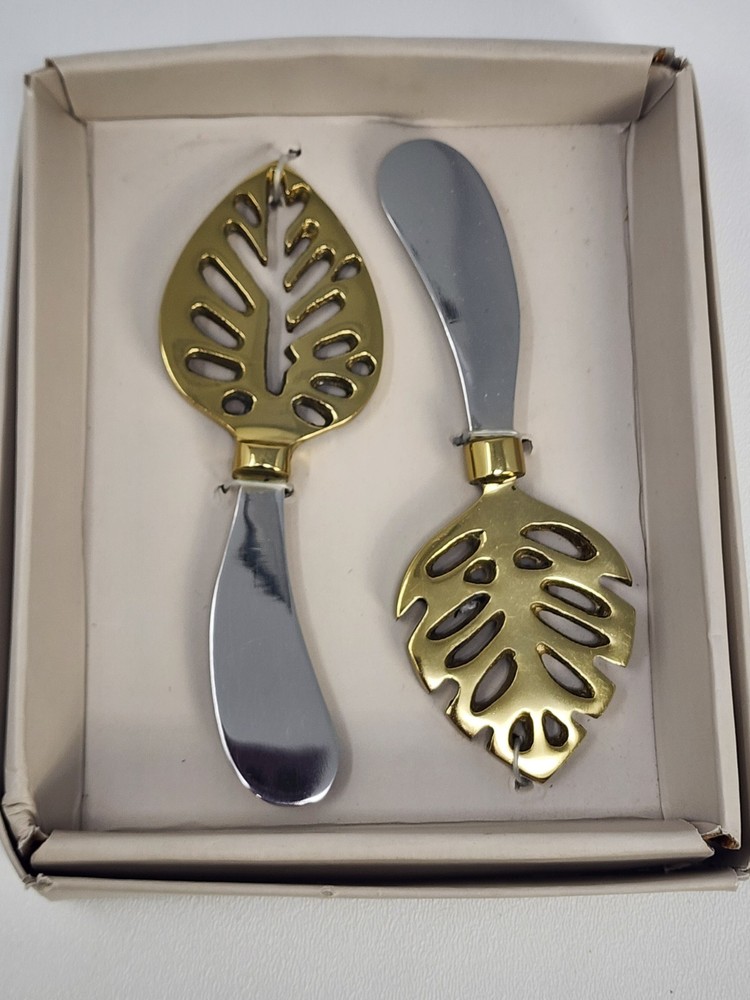 Thirstystone Palm Leaf Spreaders, Gold-Tone