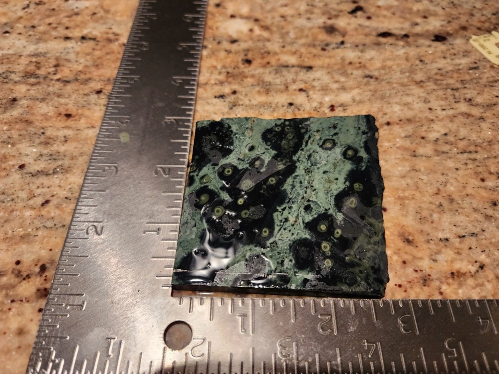 Kambaba Jasper Slab 95g 4-5mm
