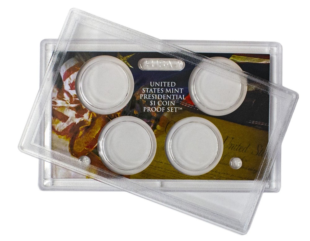 Empty Plastic Lens with Brown Type B Insert Holds 4 small dollars