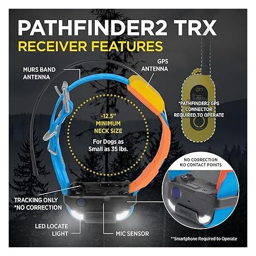 Dogtra Pathfinder2 TRX Extra Receiver Collar Blue
