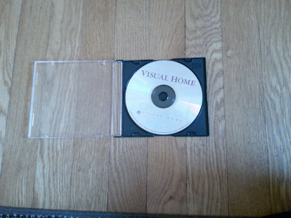 Visual Home by Sierra Home - Vintage 1998 Windows PC Software - New &UNUSED