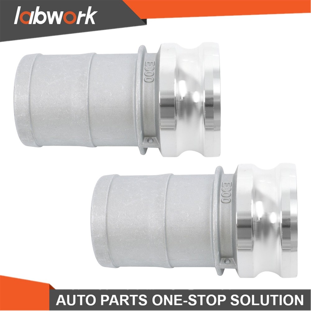 Labwork Type E 3 Inch Aluminum Camlock Fitting Pair Heavy Duty Rust Resistant