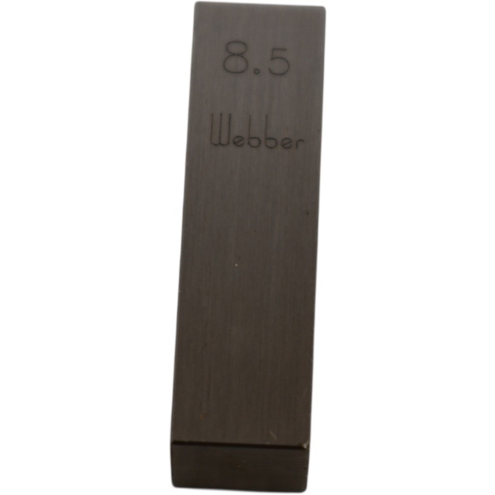 Weber 8.5mm Rectangular Steel Gage Block Inspection