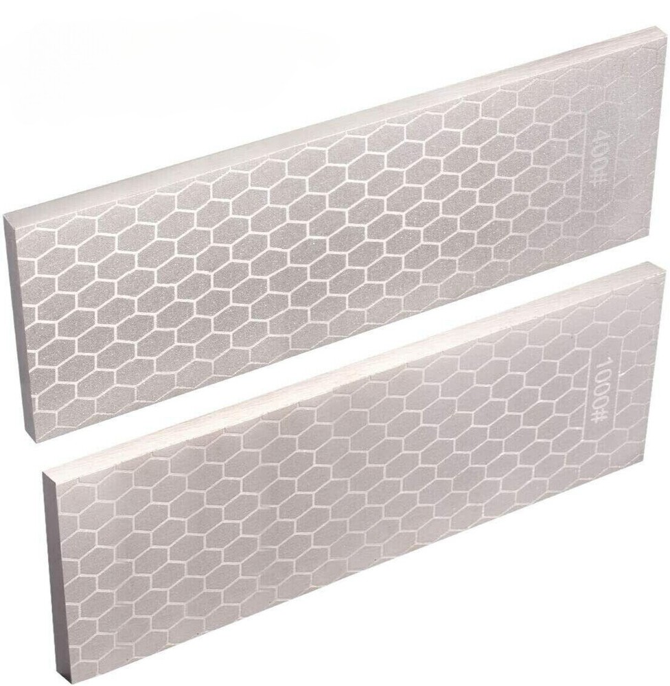 400/1000 Grit Double Sided Diamond Whetstone Sharpening Stone Knife Sharpener