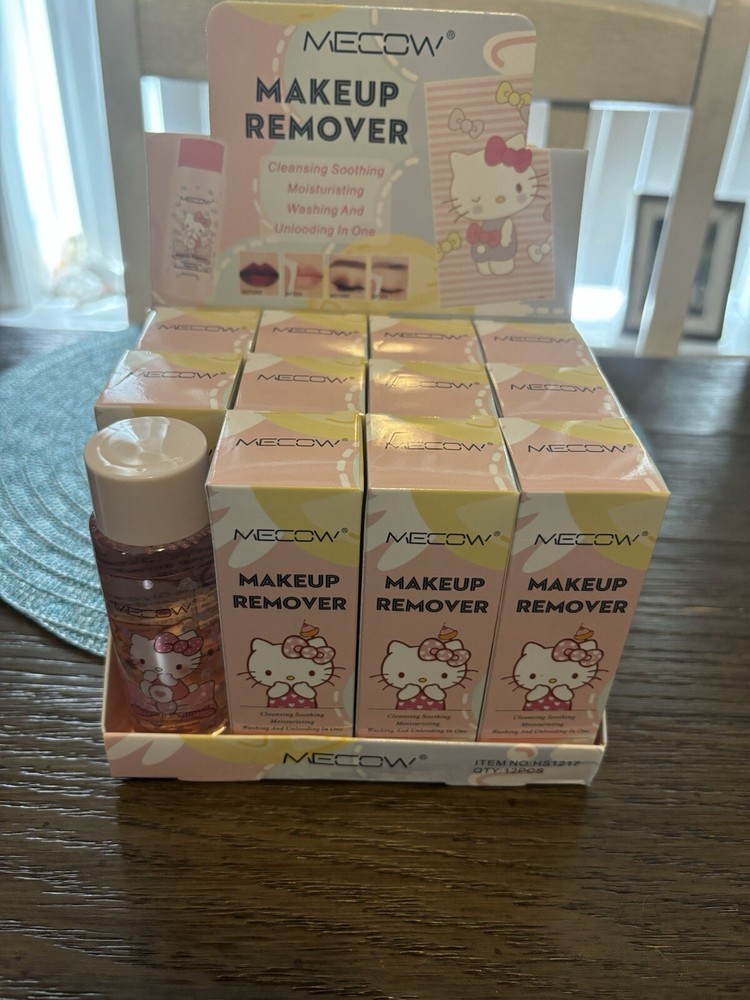 Hello kitty makeup remover by Mecow