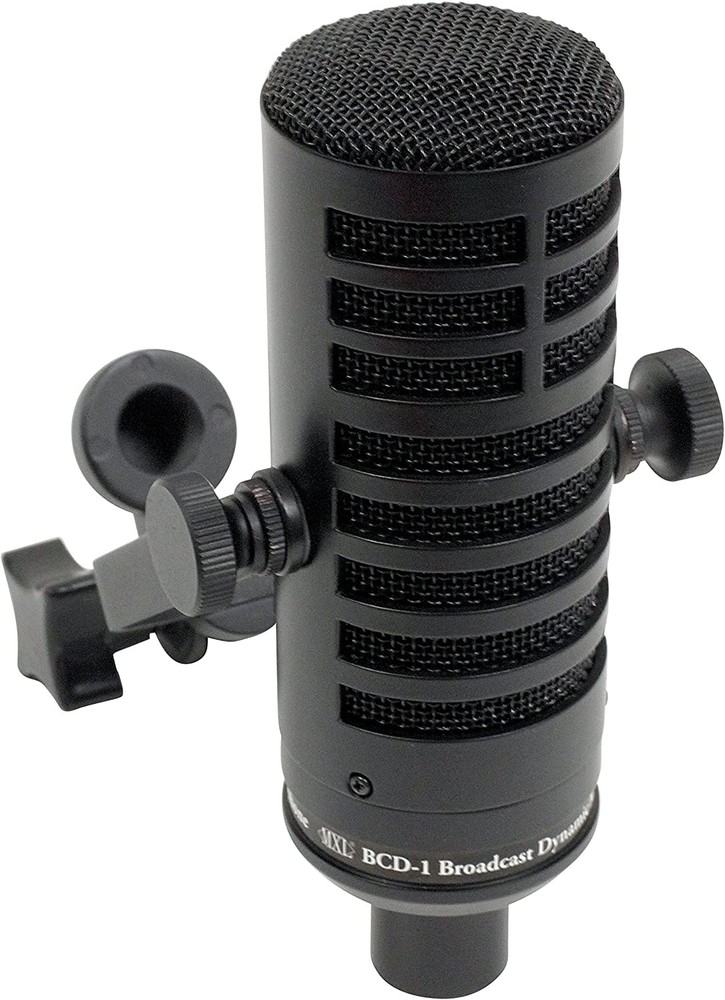 MXL BCD-1 Dynamic XLR Broadcast / Podcast Windscreen Microphone - Black