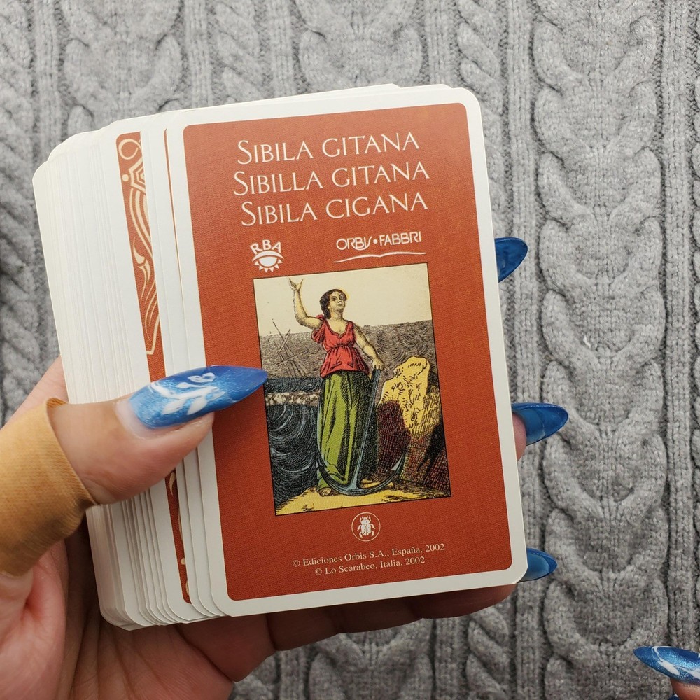 Sibila Gitana, 32 Card Oracle Deck With Box, No Guidebook - USED