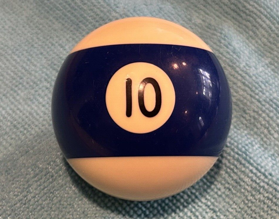 Replacement #10 Billiard Pool Ball  2 1/4" Diameter