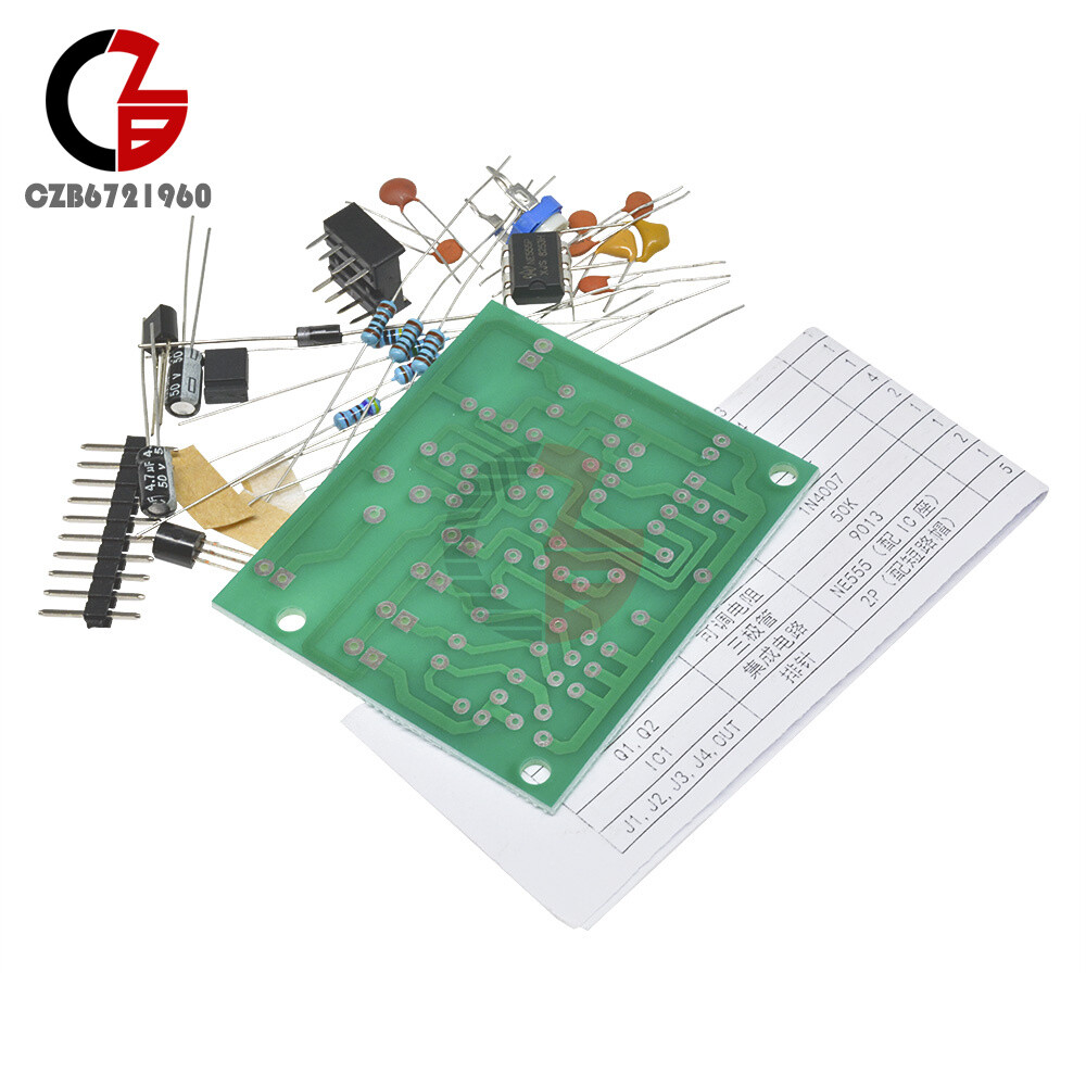 DIY Kit Multi-Channel NE555 Waveform Generator Module Sine Triangle Square Wave
