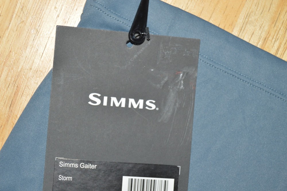 Simms multifunctional gaiter neck face elements protection 20" slate OSFA NEW