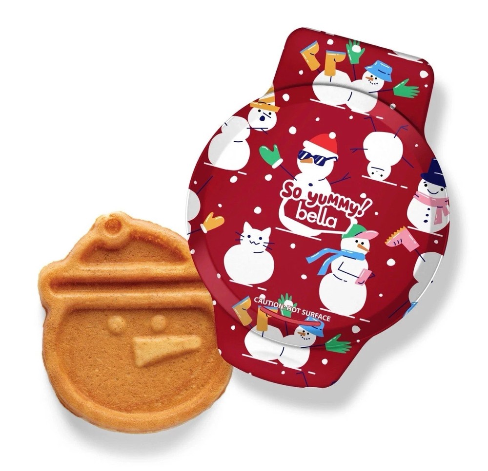 So Yummy Bella Mini 4" Waffle Snowman Maker