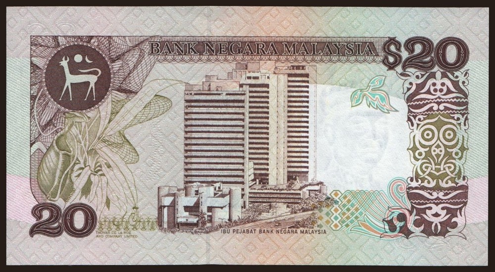 Malaysia - 1989 - 20 Ringgit - "UNC" #CO2989