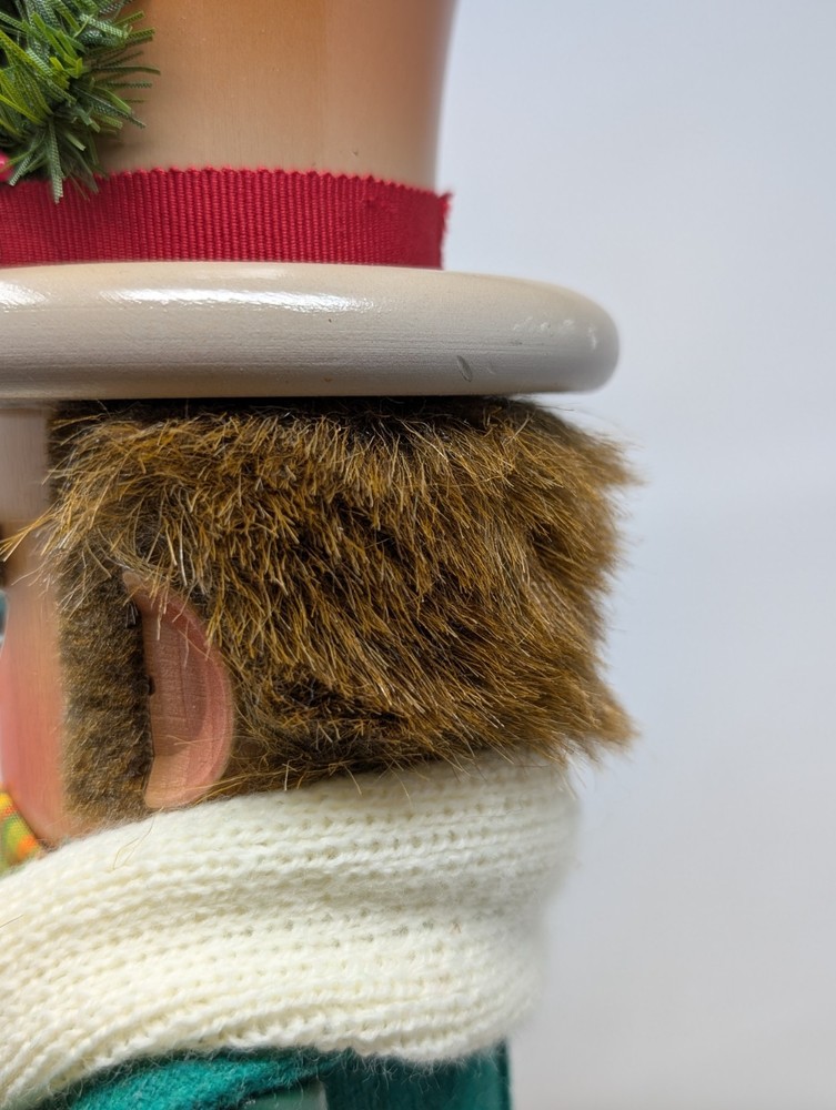 Steinbach German Nutcracker BOB CRATCHIT & TINY TIM 17.5" (Tiny Tim Missing)