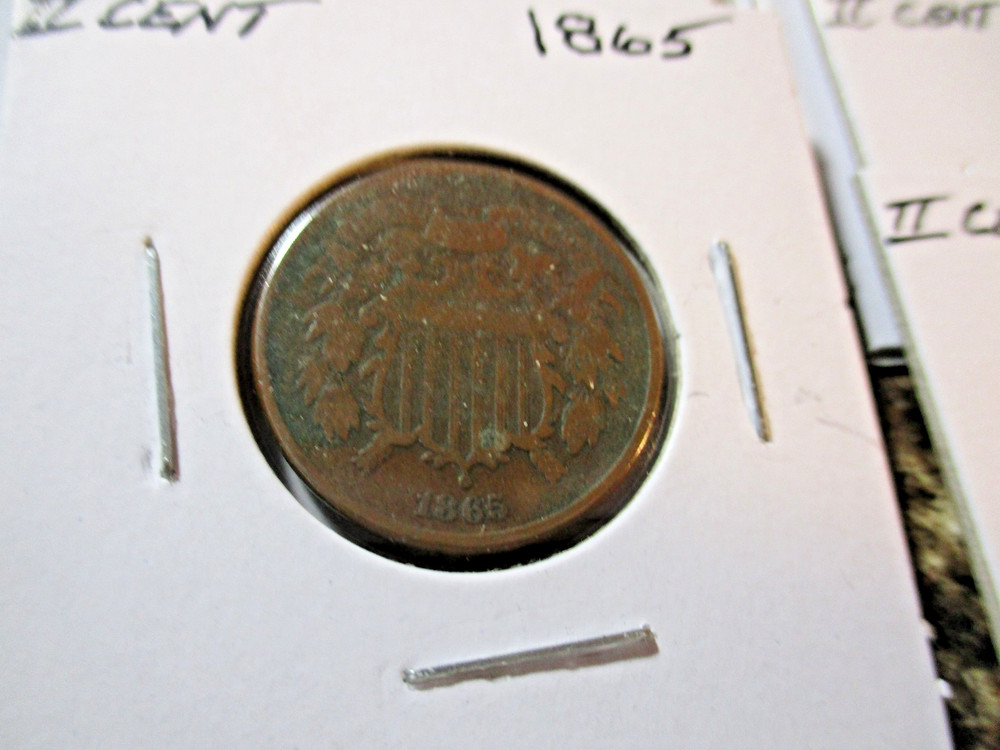 1865 2 CENT PIECE BB