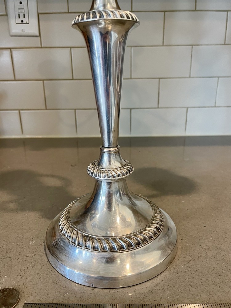 Antique Silver Candelabra