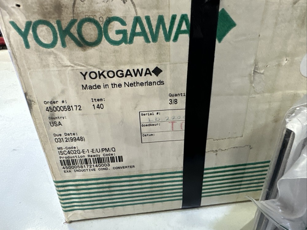Yokogawa ISC402G-E-1-E/U/PM/Q Inductive Conductivity Transmitter