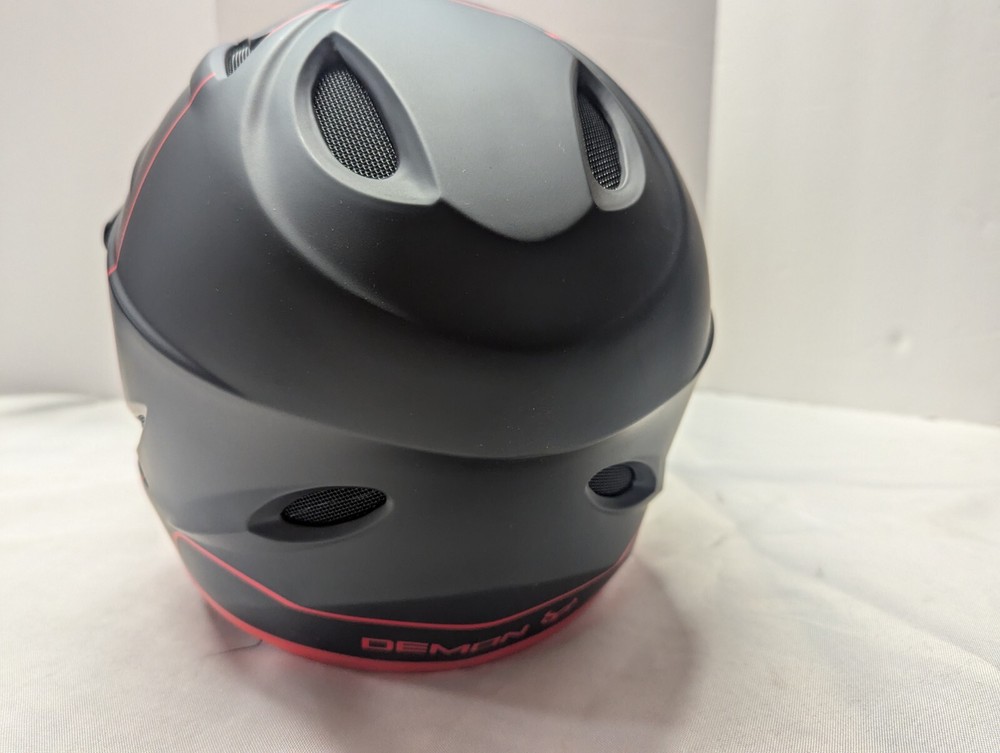 Demon Podium Full Face Helmet Black/ Red Small