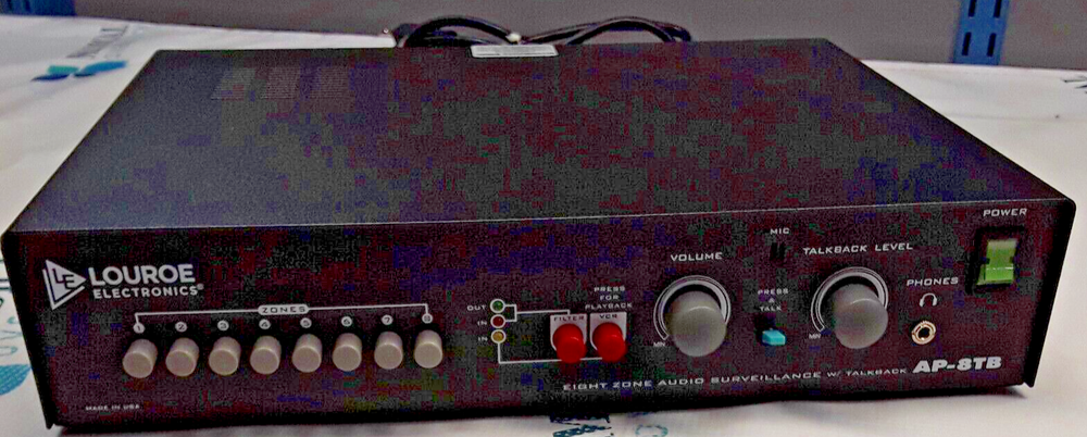 AP-8TB - LOUROE ELECTRONICS- TALK BACK BASE STATION - N.O.B