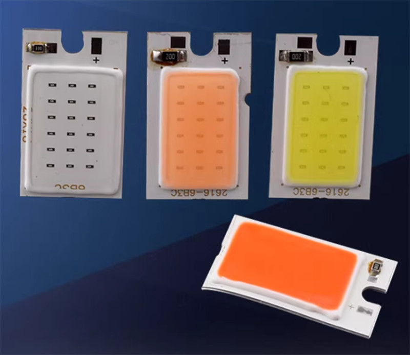 Small Volume 12V Square LED Bead Light Source 5V Luminous Light Board 7-colors