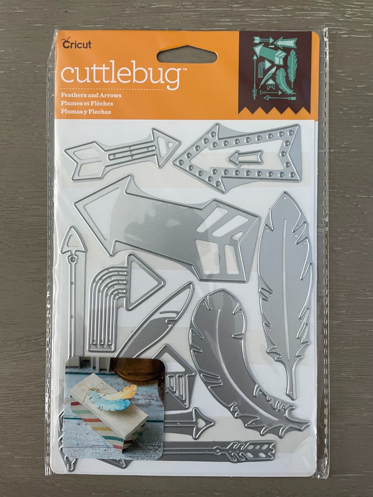 Cricut Cuttlebug Cut & Emboss Dies, Feathers and Arrows