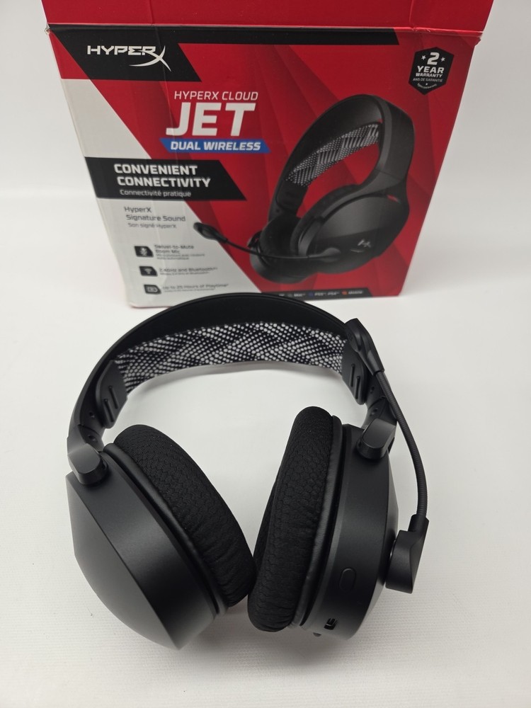 HyperX Cloud Jet Headset Dual Wireless Gaming Bluetooth PC Mac PS4 Mobile