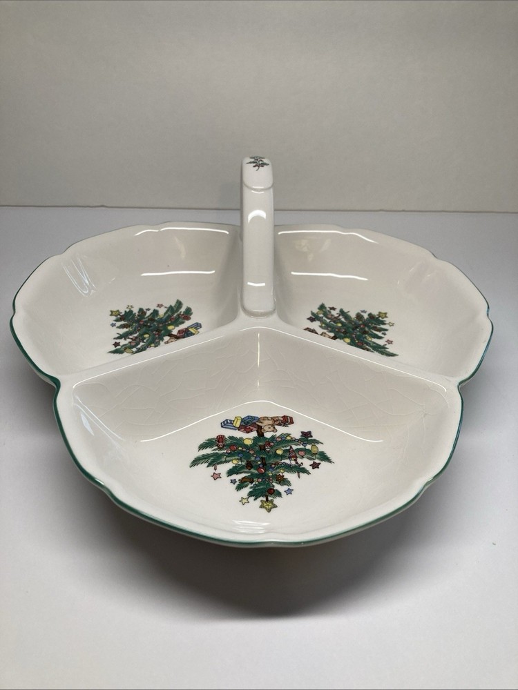 Nikko Christmastime Three-Section Tray