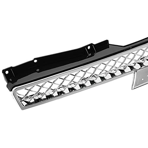 Upper & Lower Mesh Grille Compatible with 2007-2014 Chevy Avalanche, Tahoe,