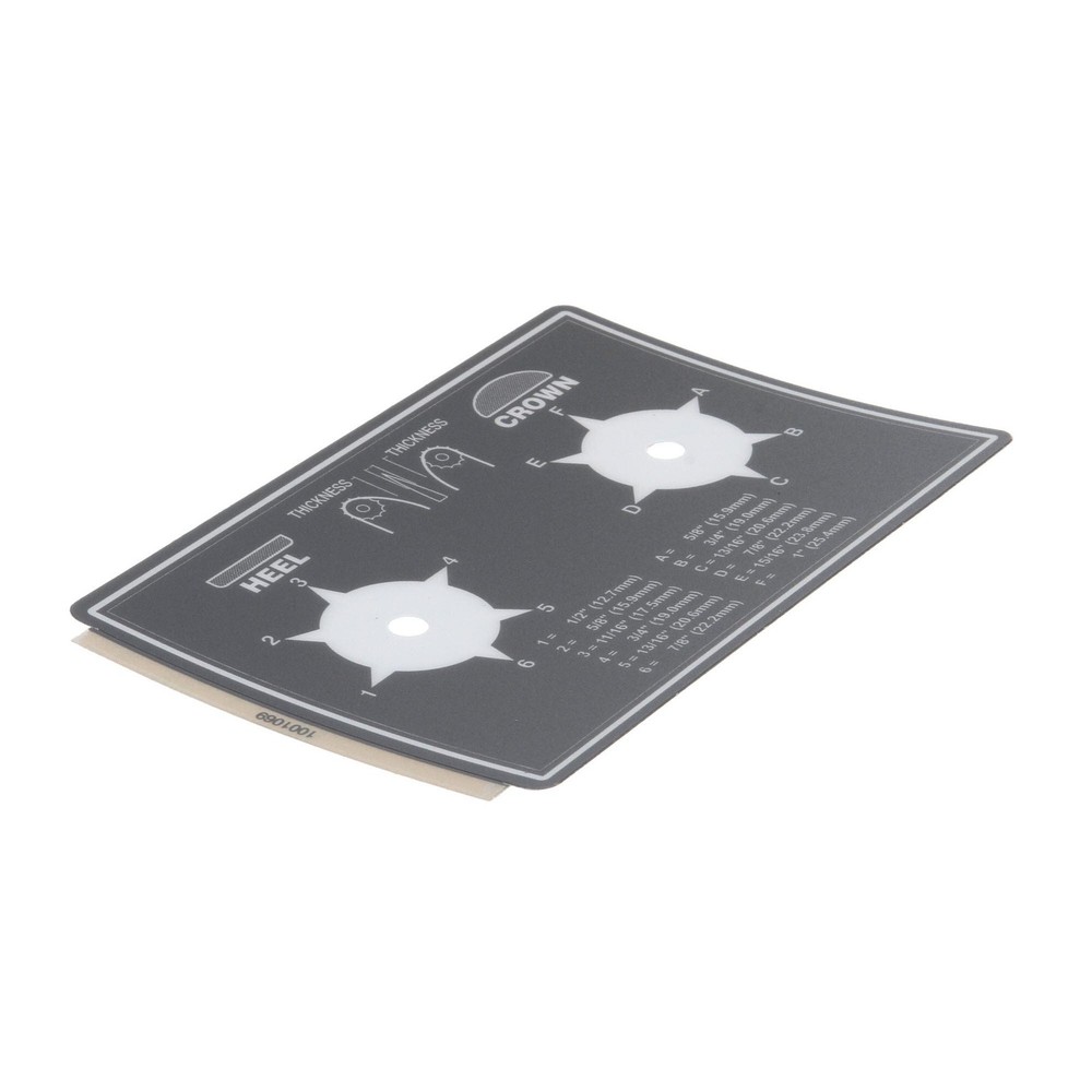 Antunes Label, Dial Compression 1001069 - Genuine OEM Replacement Part